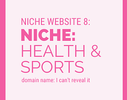 Niche Website 8 - Health and Fitness - 2
