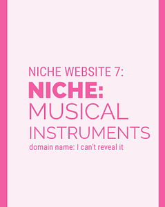 Niche Website 7 - Musical Instruments - 2