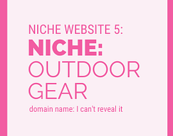 Niche Website Project 5 Outdoor Gear